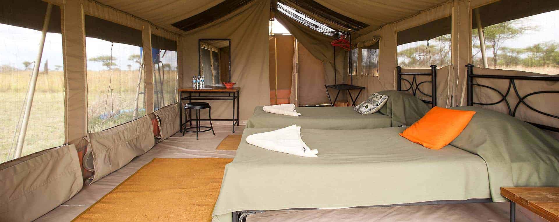 serengeti kati kati tented camp twin room