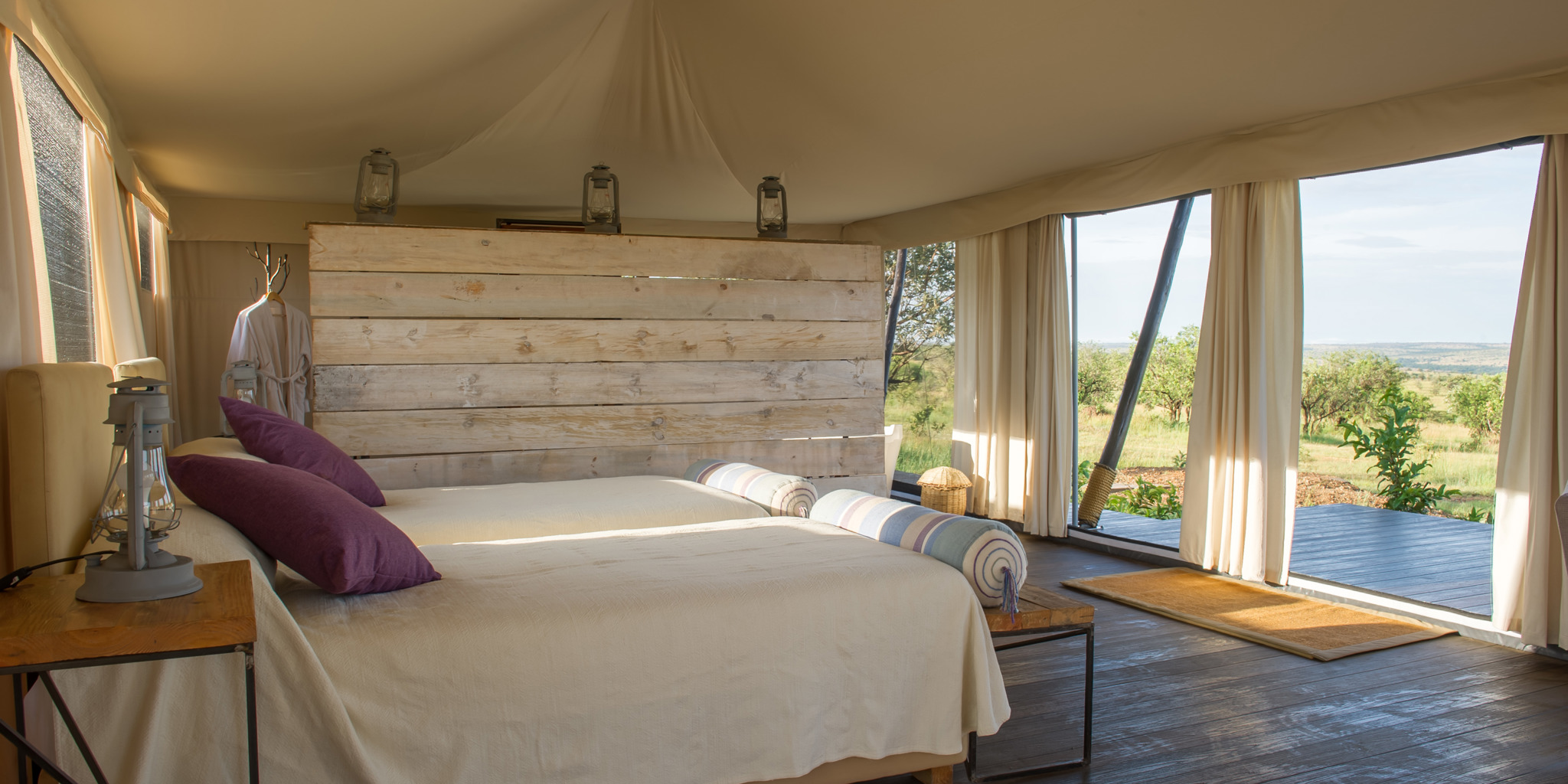 mara mara tented lodge family room
