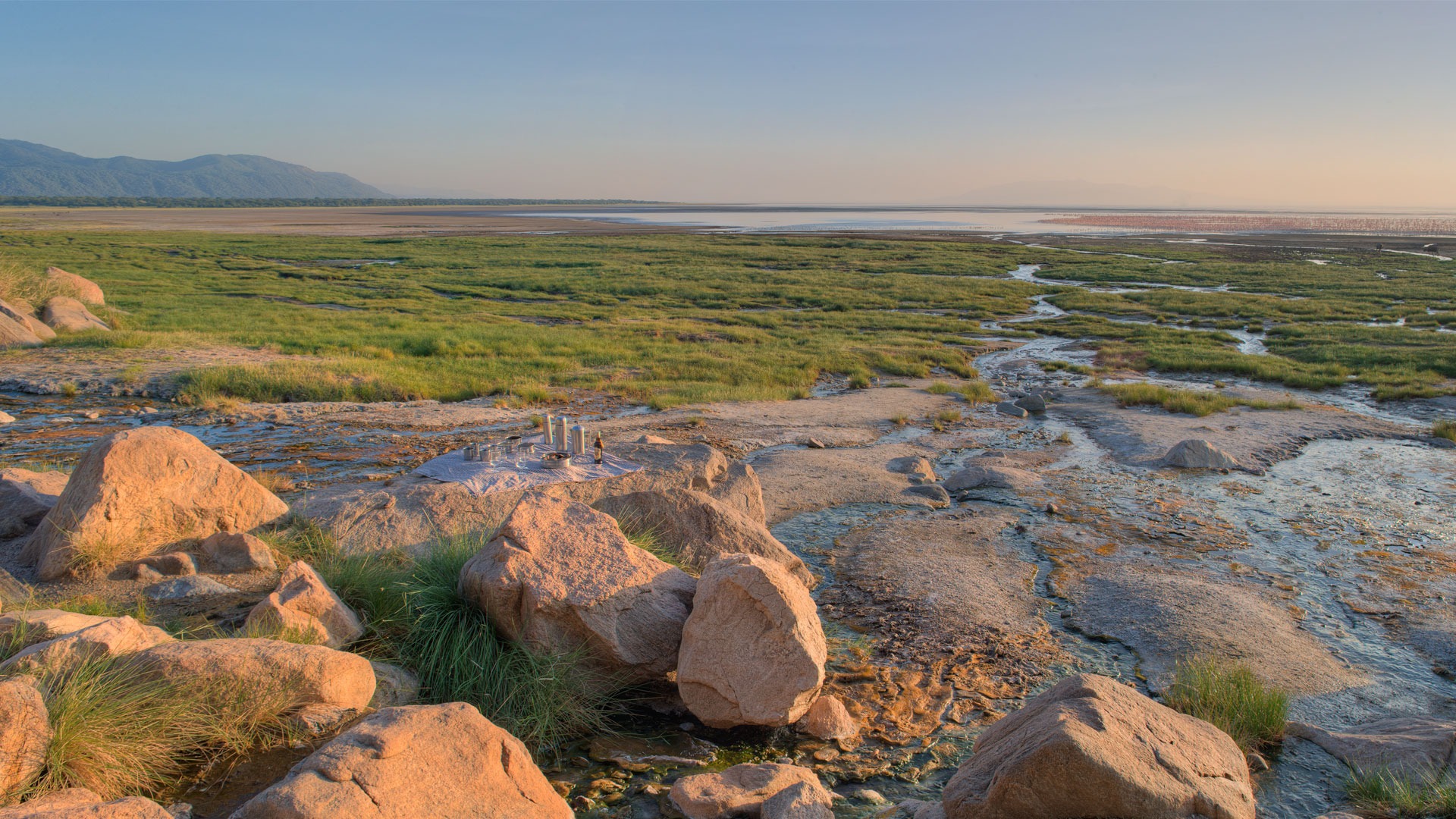 View over lake manyara