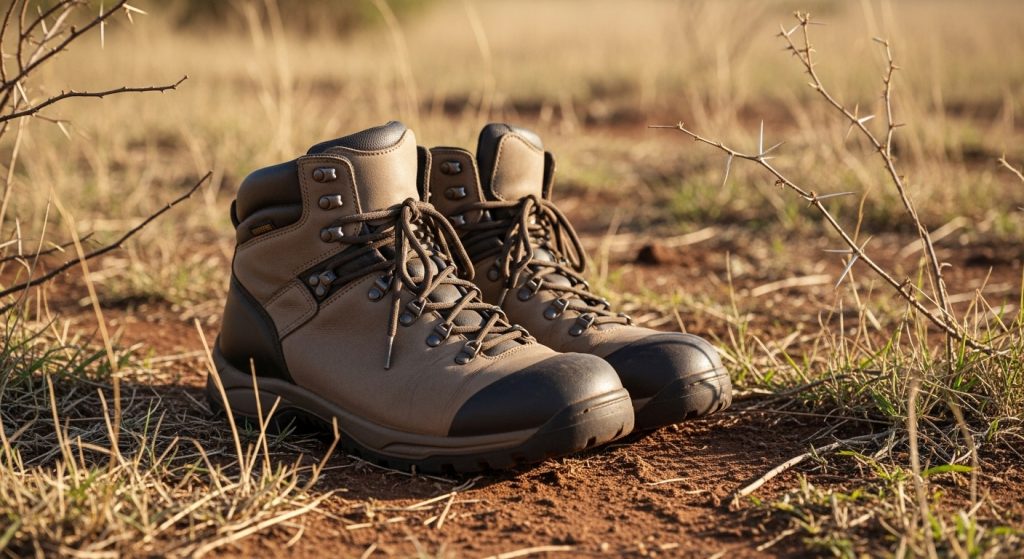 Sturdy closed toe shoes or hiking boots Travel Booking Guide Tanzania Safari- The Ultimate Tanzania Safari Packing Checklist(2025)