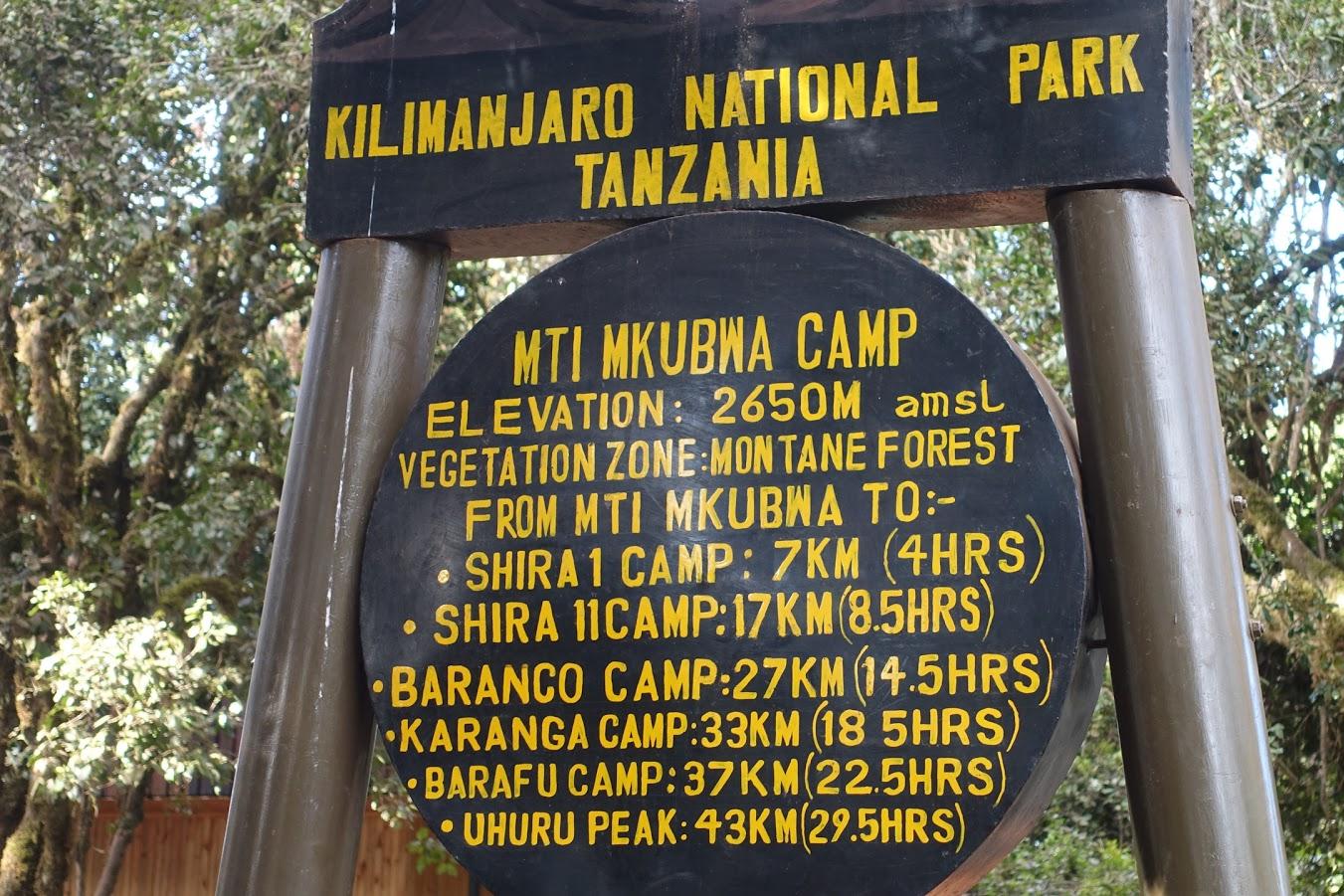 Mti Mkubwa Camp ( m) Kilimanjaro travel booking guide